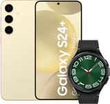 Samsung Galaxy S24 Plus 512GB Geel 5G + Galaxy Watch 6 Classic Zwart 47mm