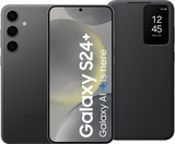 Samsung Galaxy S24 Plus 512GB Zwart 5G + Smart View Book Case Zwart