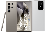 Samsung Galaxy S24 Ultra 512GB Grijs 5G + Smart View Book Case Wit