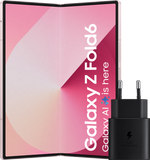 Samsung Galaxy Z Fold 6 512GB Roze 5G + Samsung Oplader 25W Zwart